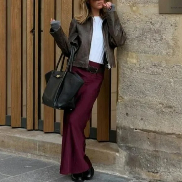 NWT ZARA SATIN EFFECT midi SKIRT S Brand new with tags - Picture 6 of 6